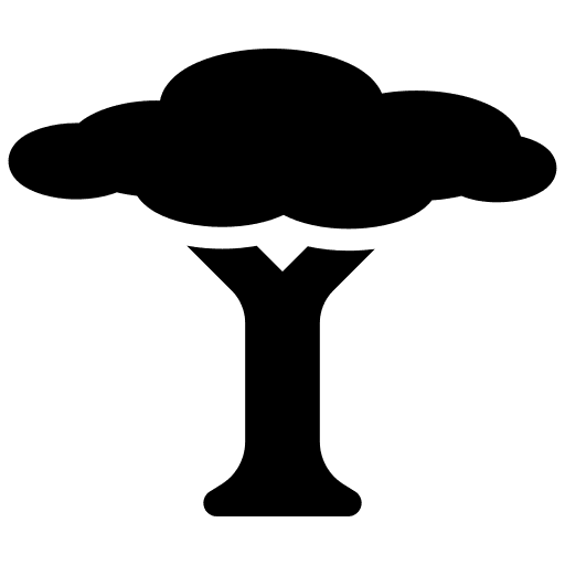 Acacia tree environment nature icon