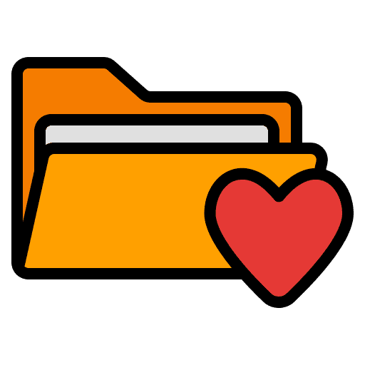 Folder data storage folder file storage icon