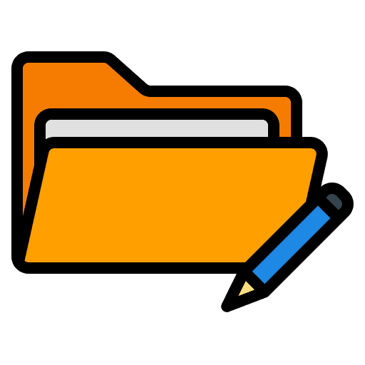 Folder folder pencil files and folders icon Folder folder pencil files and folders icon