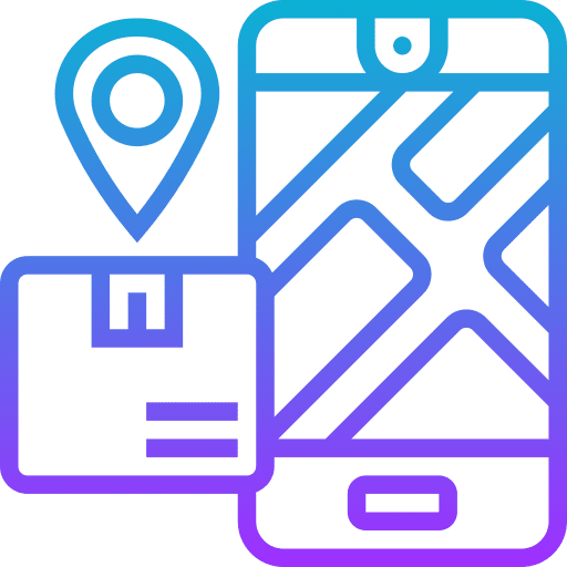 Destination navigator destination maps and location icon