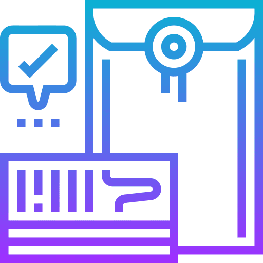 Document document email communication icon