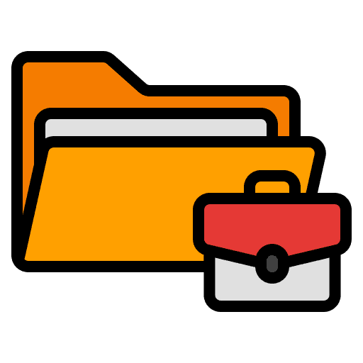 Folder file storage business folder icon Folder file storage business folder icon