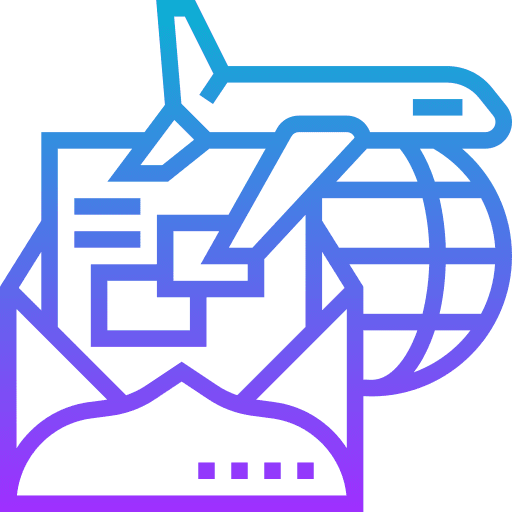 Air mail worldwide letter international icon Air mail worldwide letter international icon