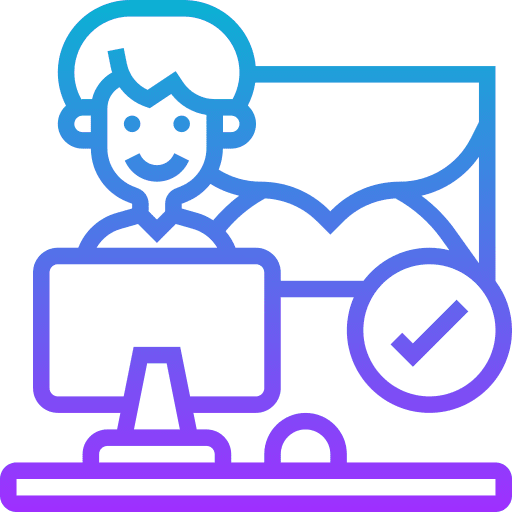 Confirm shipping and delivery message envelope icon Confirm shipping and delivery message envelope icon