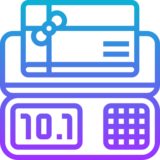 Scales scales packet shipping and delivery icon Scales scales packet shipping and delivery icon