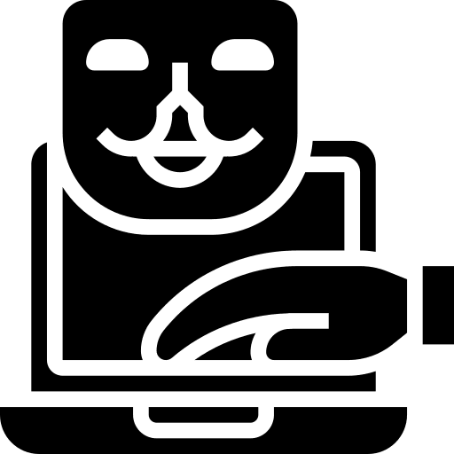 Hacker security business and finance digital money icon Hacker security business and finance digital money icon