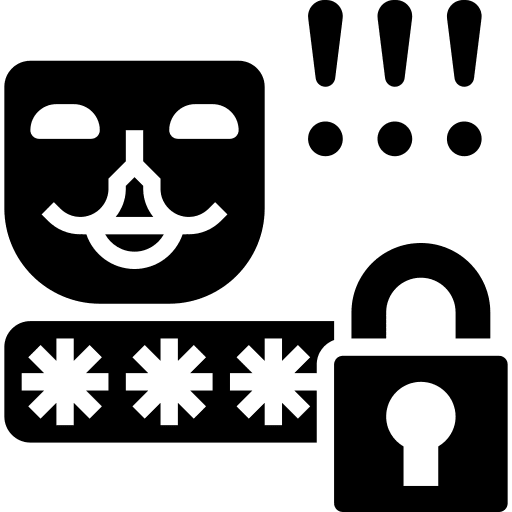 Password protected protection password icon