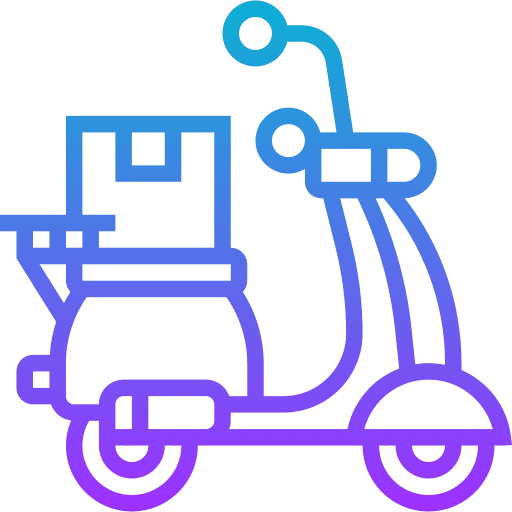 Scooter postal motorbike transportation icon Scooter postal motorbike transportation icon