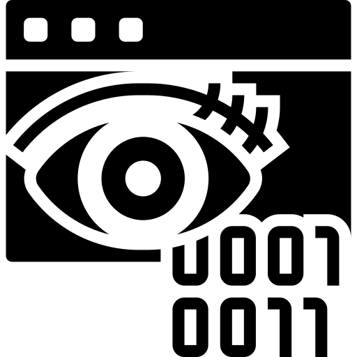 Spy spy hacking crime icon