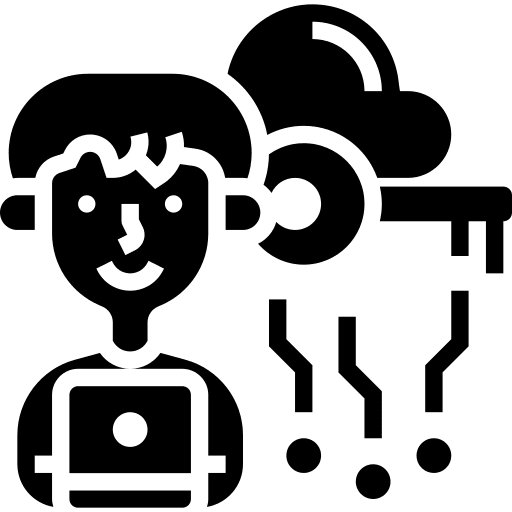 Authentication password account authentication icon Authentication password account authentication icon