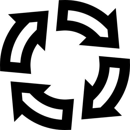 Cycle lifecycle circular arrows graphic icon