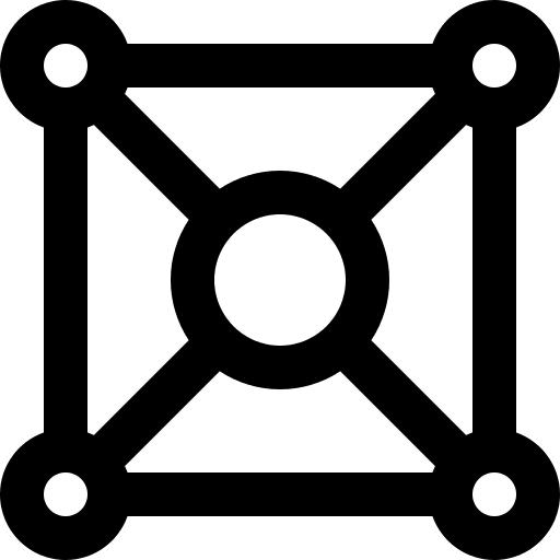 Network business and finance connections lines icon Network business and finance connections lines icon