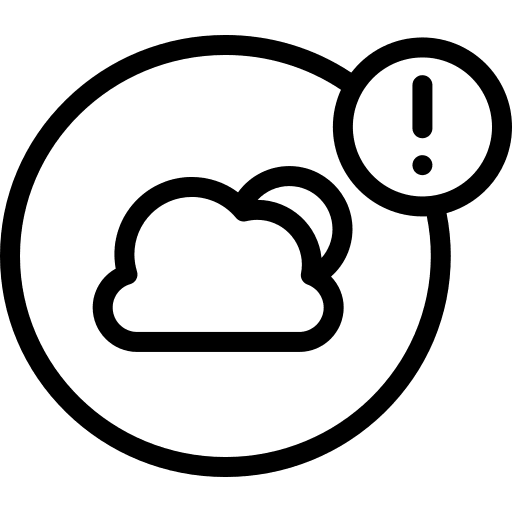 Weather weather warning risk icon