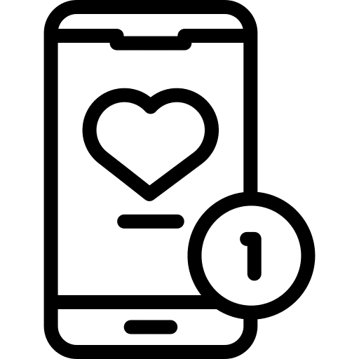 Notifications like social media chat icon Notifications like social media chat icon