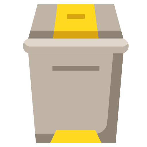 Trash can ecology and environment garbage trash can icon