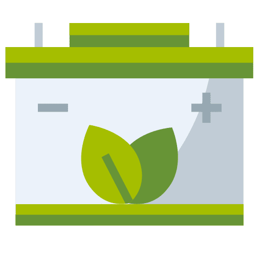 Accumulator ecology and environment electricity eco battery icon