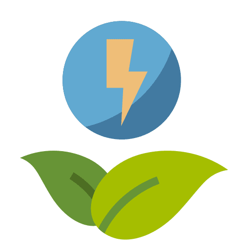 Eco energy technology ecology and environment eco energy icon