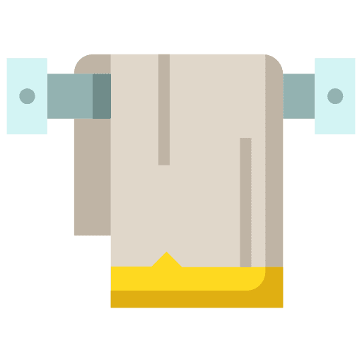 Towel furniture and household wellness bath icon Towel furniture and household wellness bath icon