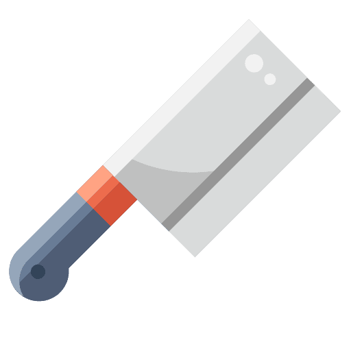 Butcher knife food butcher knife kitchenware icon