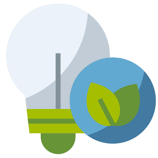 Light bulb electronics ecology and environment green energy icon Light bulb electronics ecology and environment green energy icon