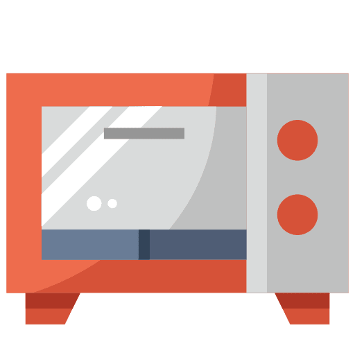 Oven food appliance furniture and household icon