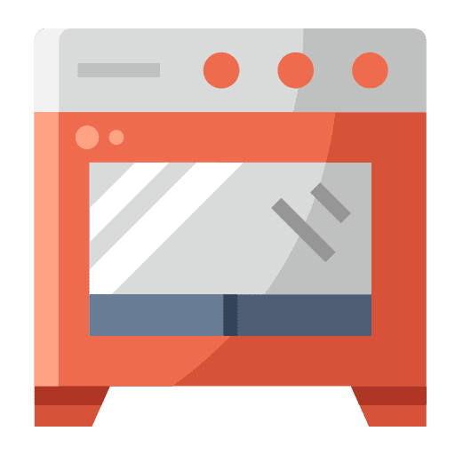 Oven food kitchenware appliance icon