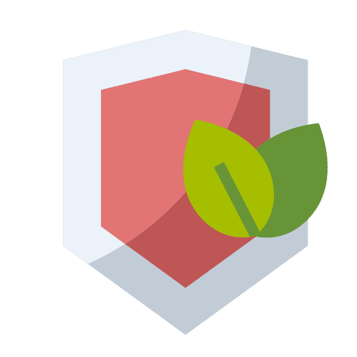 Shield leaf safety shield icon Shield leaf safety shield icon