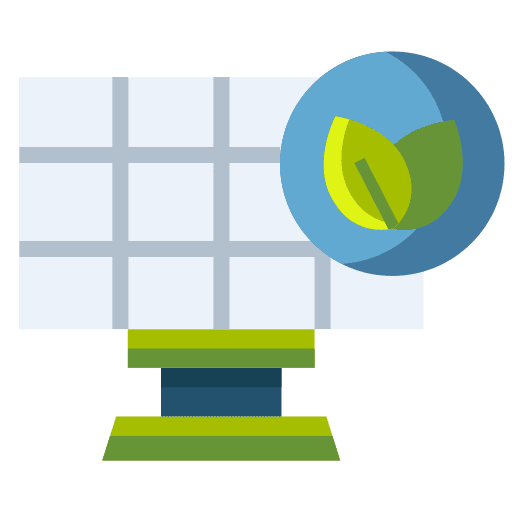 Solar panel power ecology and environment solar panel icon Solar panel power ecology and environment solar panel icon