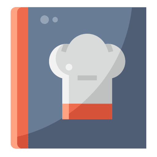 Recipe food book recipe icon