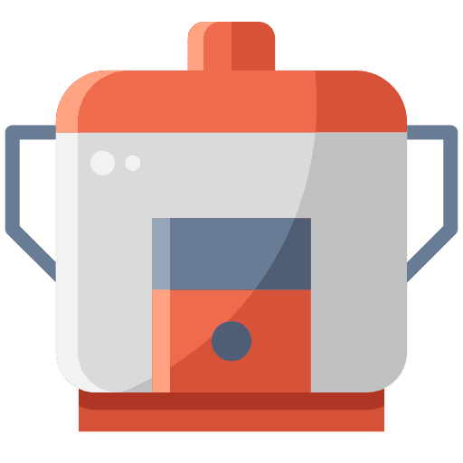 Rice cooker food furniture and household kitchenware icon