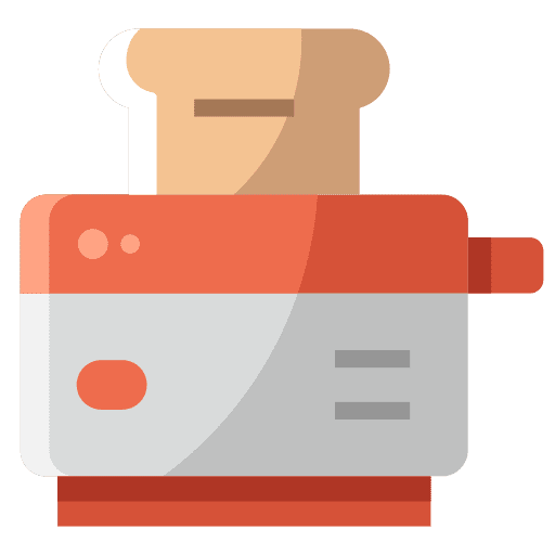 Toaster furniture and household toaster appliance icon Toaster furniture and household toaster appliance icon