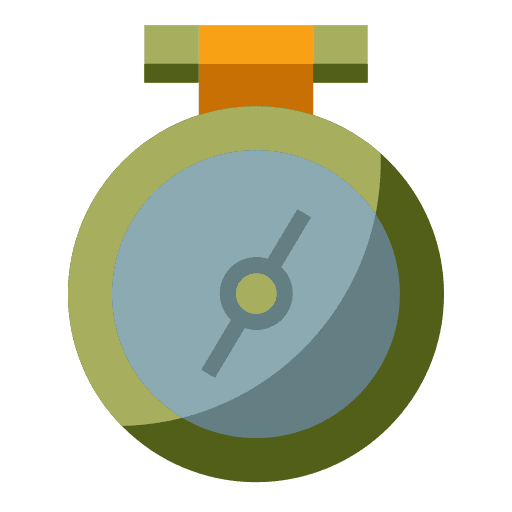 Compass direction travel compass icon