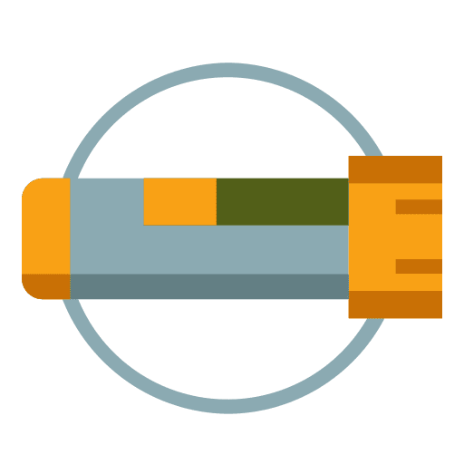Flashlight electronics lamp light icon