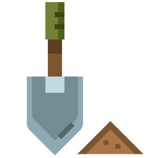 Shovel gardening tools construction and tools equipment icon Shovel gardening tools construction and tools equipment icon