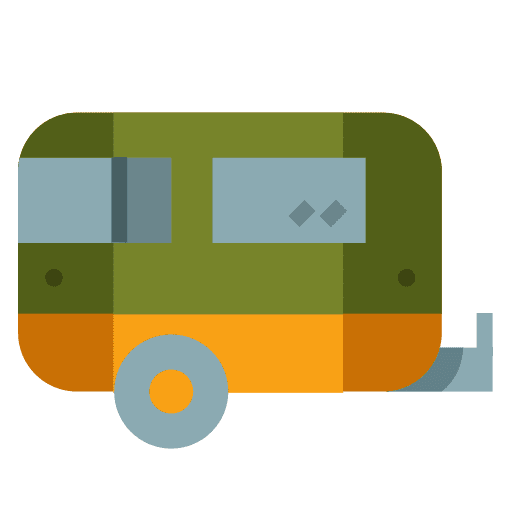 Van transportation caravan vehicle icon Van transportation caravan vehicle icon