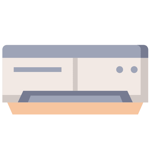 Air conditioner electronic furniture and household air conditioner icon
