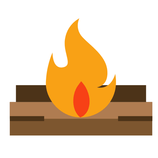 Bonfire flame campfire night icon Bonfire flame campfire night icon