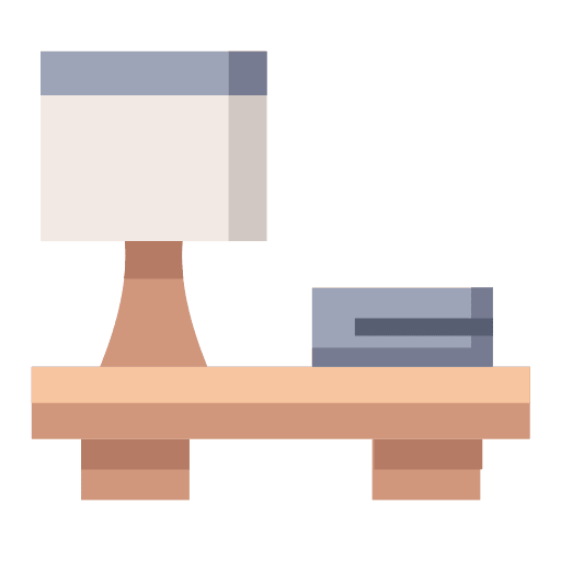 Rack lamp furniture and household storage icon