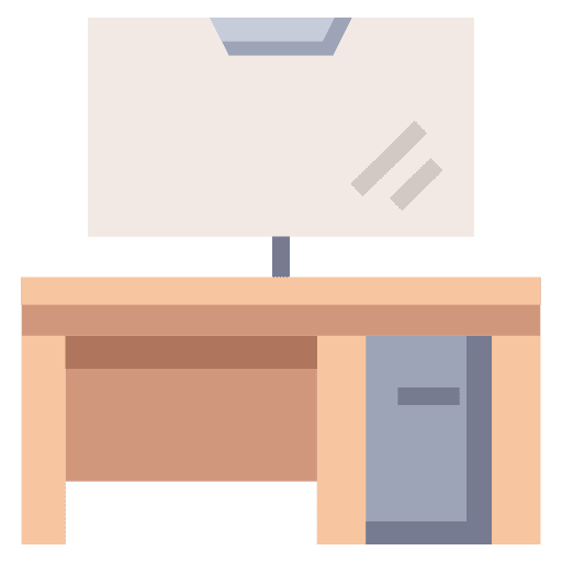 Computer internet desk furniture and household icon Computer internet desk furniture and household icon