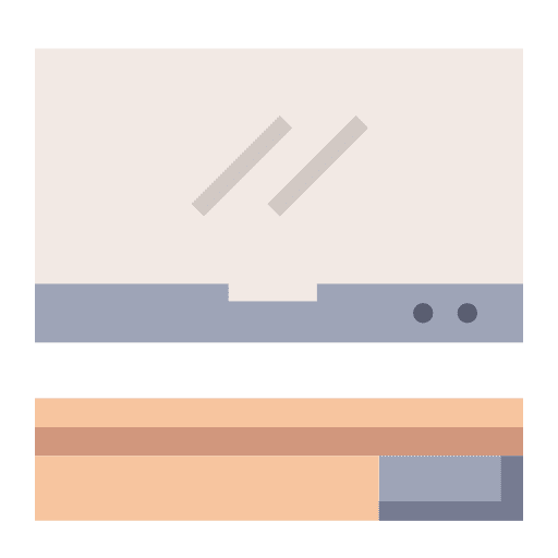 Television media electronics technology icon Television media electronics technology icon