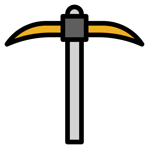 Hoe hoe labor construction and tools icon Hoe hoe labor construction and tools icon