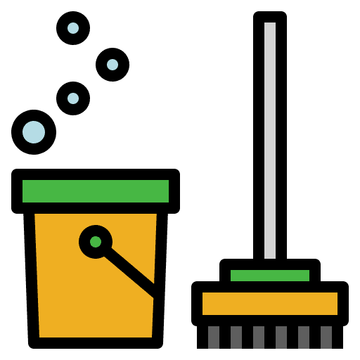 Housekeeping cleaning cleaner construction and tools icon Housekeeping cleaning cleaner construction and tools icon