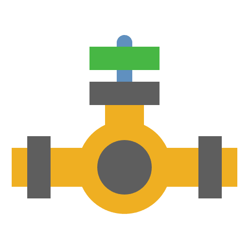 Pipeline natural gas valve pipeline icon