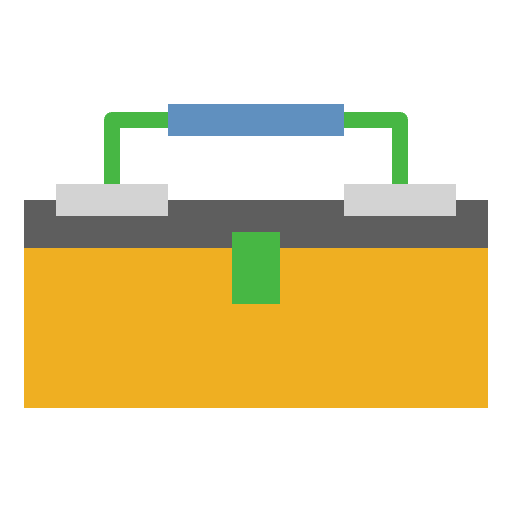 Tool box equipment worker toolbox icon Tool box equipment worker toolbox icon
