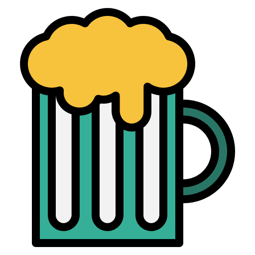 Beer alcohol mug food and restaurant icon Beer alcohol mug food and restaurant icon
