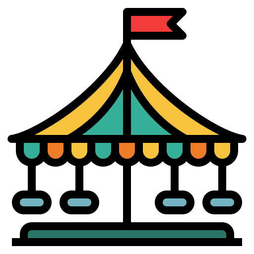 Carousel carousel fun entertainment icon Carousel carousel fun entertainment icon