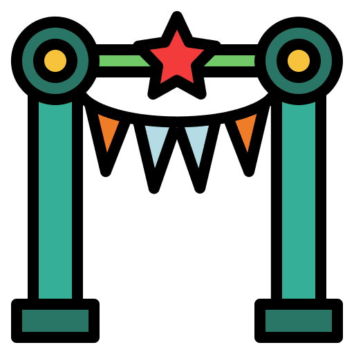 Entrance entrance fair gate icon Entrance entrance fair gate icon