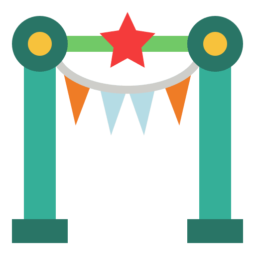 Entrance entrance fair show icon