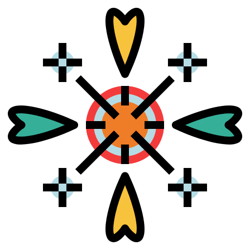 Firecracker parade new year festival icon Firecracker parade new year festival icon