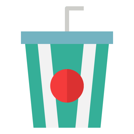 Soft drink coke beverage food and restaurant icon Soft drink coke beverage food and restaurant icon